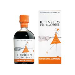 Le vinaigre  balsamique de  Modène IGP Il  Tinello – étiquette orange   