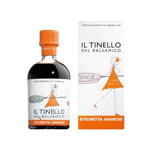 L'aceto balsamico di Modena IGP del Tinello-etichetta arancio